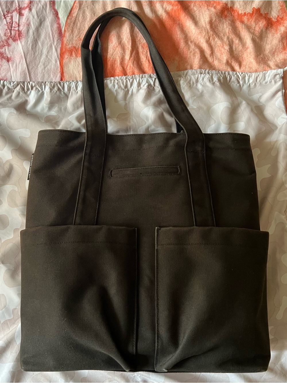 Dagne Dover Black Canvas Tote Bag - Spacious Everyday Carry